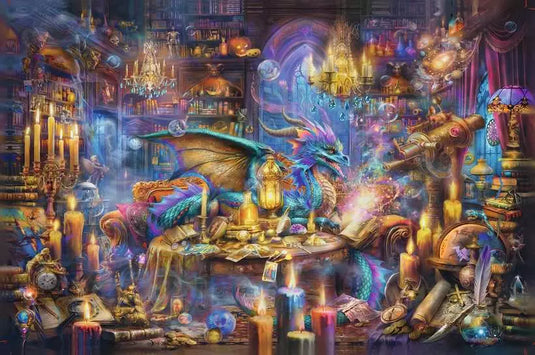Dragon's Library 3000 Piece Jigsaw Puzzle by Ravensburger