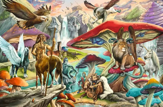 Mushrooms & Myths 5000 Piece Jigsaw Puzzle by Ravensburger