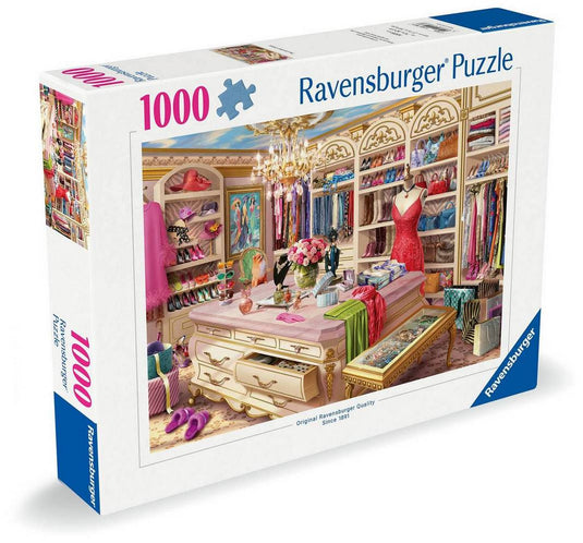 The Coveted Closet 1000 Piece Jigsaw Puzzle by Ravensburger - 3