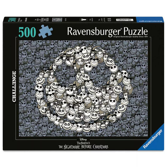 Nightmare Before Christmas 500 Piece Jigsaw Puzzle by Ravensburger - 1