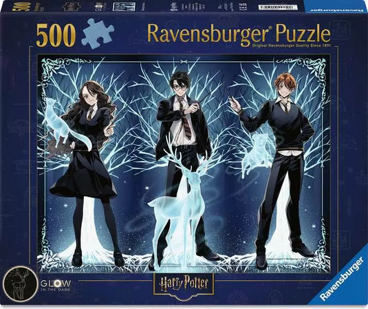 Glow in the Dark Harry Potter 500 Piece Jigsaw Puzzle by Ravensburger