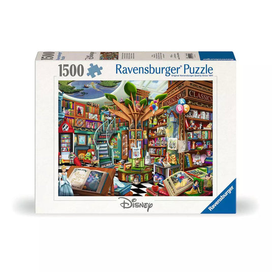 Magical Disney Bookshop 1500 Piece Jigsaw Puzzle by Ravensburger
