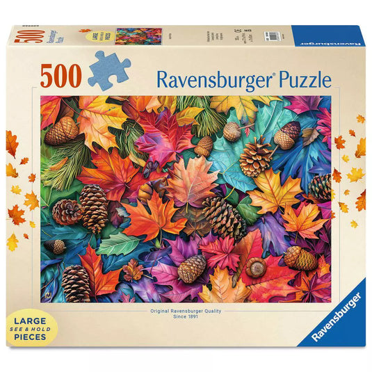 Autumn Riches 500 Piece Wooden Jigsaw Puzzle by Ravensburger - 1