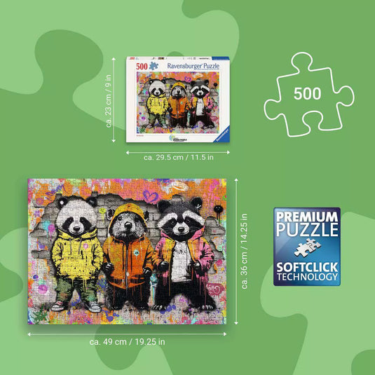 Furry Friends 500 Piece Jigsaw Puzzle by Ravensburger