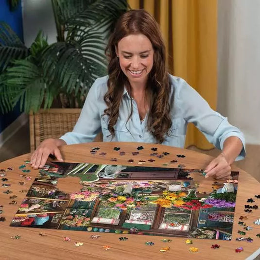 Flower Arranger's Shed 1000 Piece Jigsaw Puzzle by Ravensburger