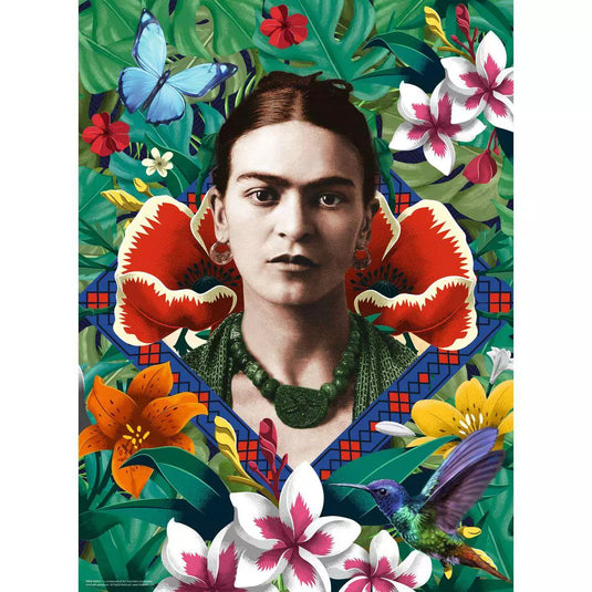 Frida Kahlo, Blooming Fantasy 500 Piece Jigsaw Puzzle by Ravensburger