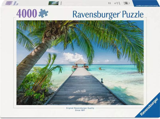 Dream Beach on the Maledives 4000 Piece Jigsaw Puzzle by Ravensburger