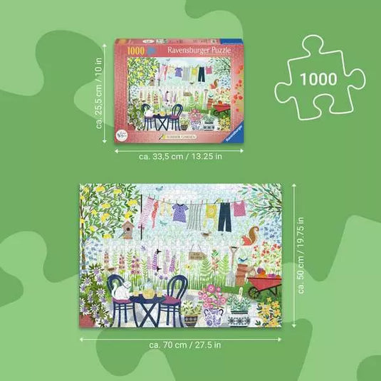Summer Garden 1000 Piece Jigsaw Puzzle by Ravensburger
