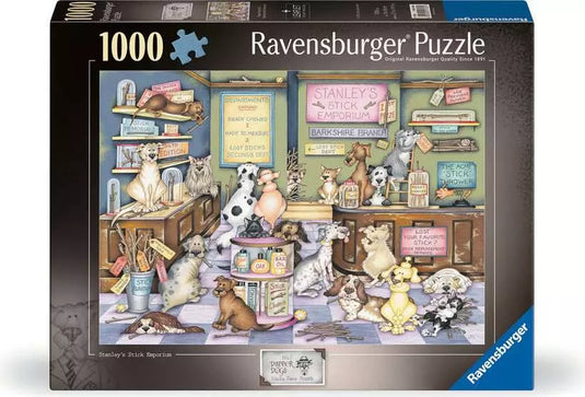 Stanley's Stick Emporium 1000 Piece Jigsaw Puzzle by Ravensburger