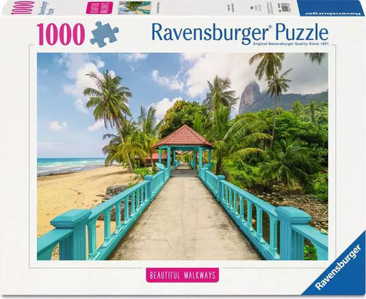 Colorful Bridge in Malaysia 1000 Piece Jigsaw Puzzle by Ravensburger