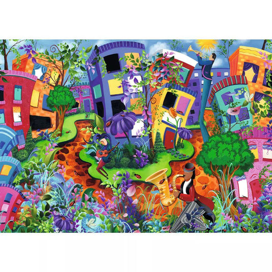 Lady Bug Lane 1000 Piece Jigsaw Puzzle by Ravensburger