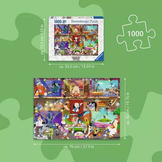 Looney Tunes Studio 1000 Piece Jigsaw Puzzle by Ravensburger
