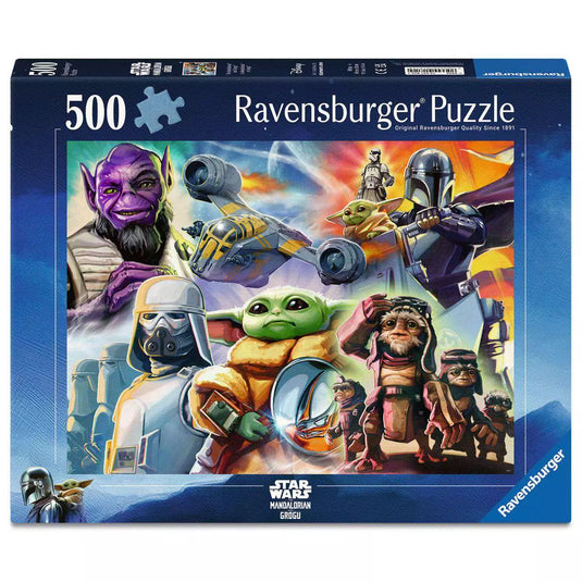 The Mandalorian and Grogu 500 Piece Jigsaw Puzzle by Ravensburger
