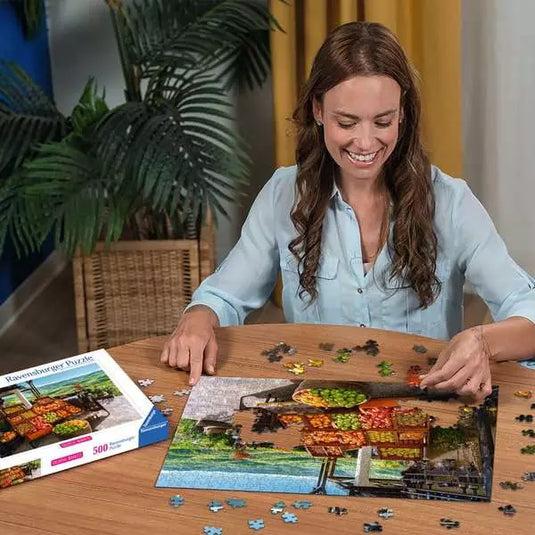 Fruit Market, Croatia 500 Piece Jigsaw Puzzle by Ravensburger