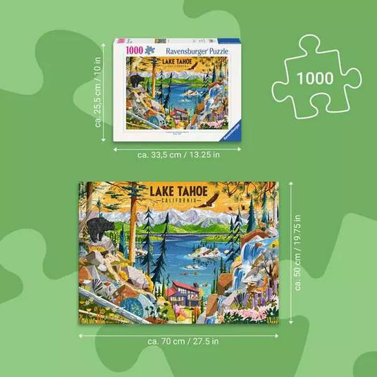 Sacred Lake Tahoe 1000 Piece Jigsaw Puzzle by Ravensburger