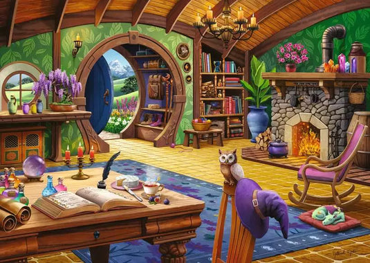 Charmed Cottage 1000 Piece Jigsaw Puzzle by Ravensburger