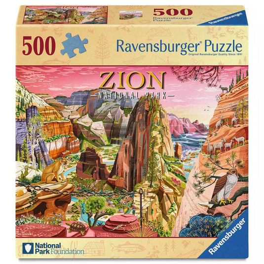 Zion National Park 500 Piece Jigsaw Puzzle by Ravensburger