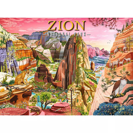 Zion National Park 500 Piece Jigsaw Puzzle by Ravensburger