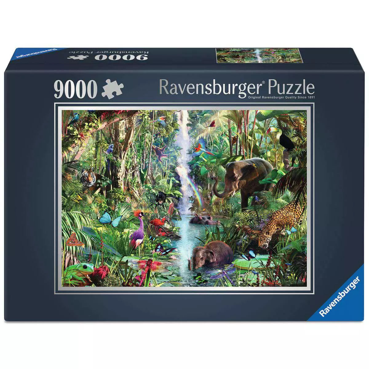 Jungle Animals 9000 Piece Jigsaw Puzzle by Ravensburger