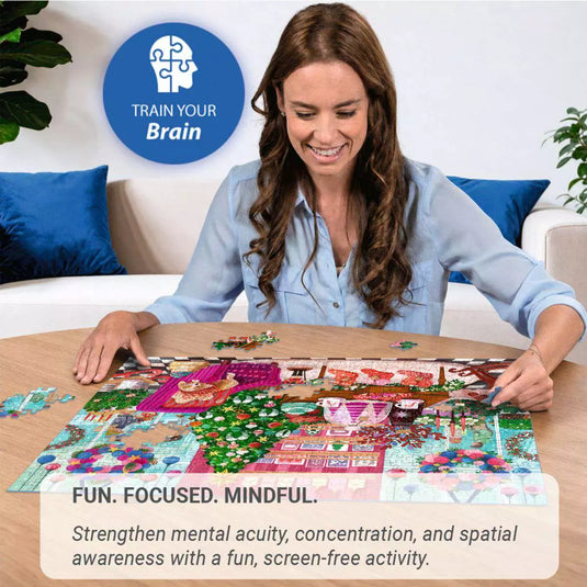 Christmas Boutique 500 Piece Jigsaw Puzzle by Ravensburger