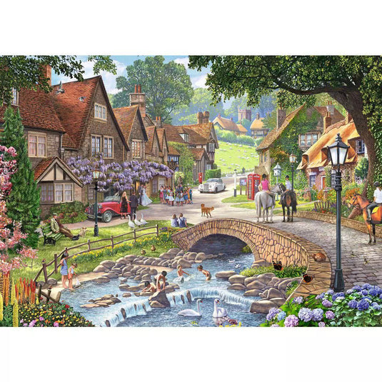 Lazy Days by Steam 1000 Piece Jigsaw Puzzle by Ravensburger