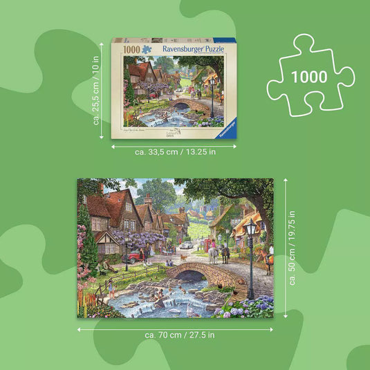 Lazy Days by Steam 1000 Piece Jigsaw Puzzle by Ravensburger