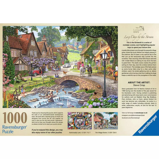 Lazy Days by Steam 1000 Piece Jigsaw Puzzle by Ravensburger
