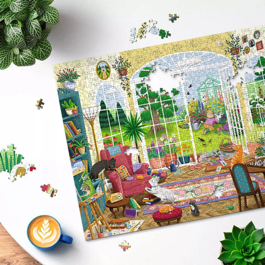 Summer Garden Parlour 1000 Piece Jigsaw Puzzle by Ravensburger