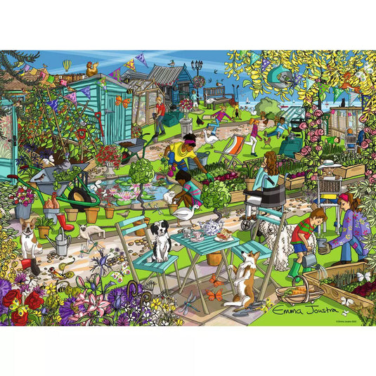Seaside Allotment 500 Piece Jigsaw Puzzle by Ravensburger