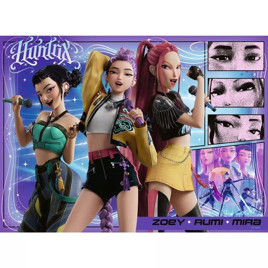 KPop Demon Hunters 100 Piece Jigsaw Puzzle by Ravensburger