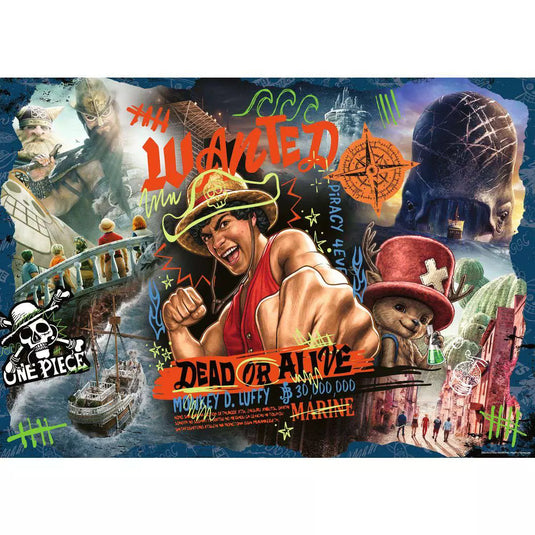 One Piece: Adventure Awaits! 1000 Piece Jigsaw Puzzle by Ravensburger