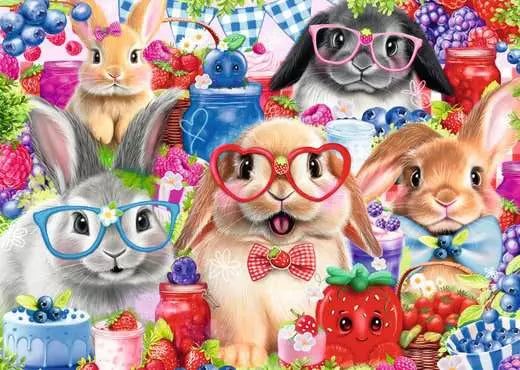 Bunnies & Berries 35 Piece Jigsaw Puzzle by Ravensburger