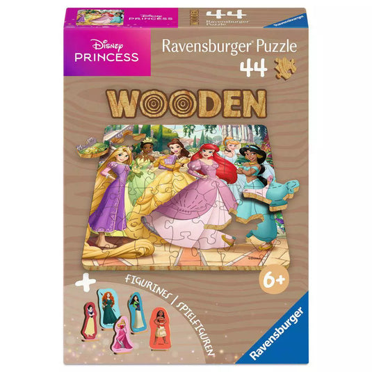 WOOD: Enchanting Disney Princesses 44 Piece Jigsaw Puzzle by Ravensburger