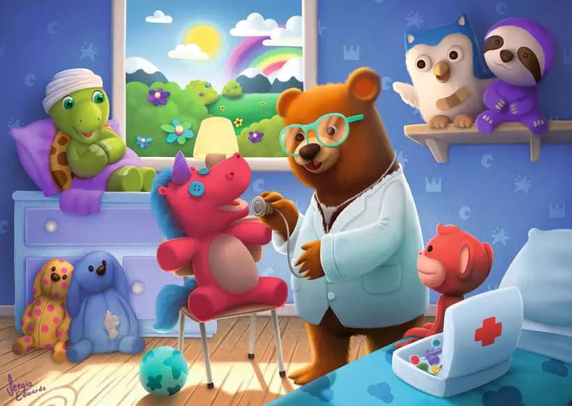 Stuffed Animal Hospital 35 Piece Jigsaw Puzzle by Ravensburger