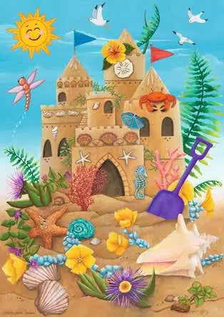 Sunshine Sandcastle 35 Piece Jigsaw Puzzle by Ravensburger