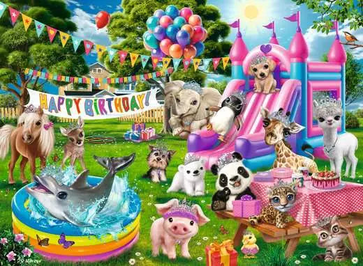 Tiara Birthday Party 100 Piece Jigsaw Puzzle by Ravensburger