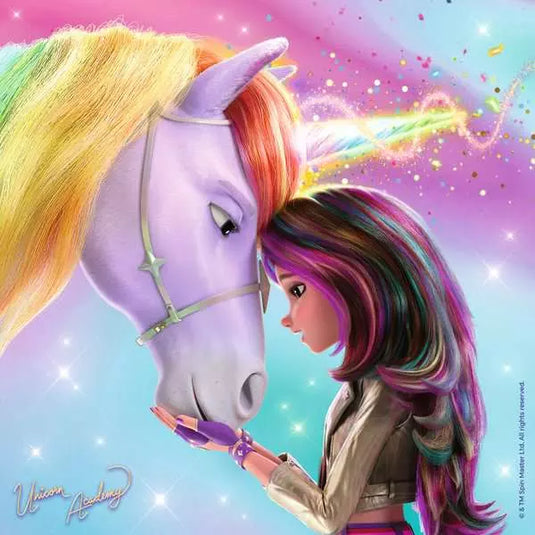 Unicorn Academy 3x49 Piece Jigsaw Puzzle by Ravensburger