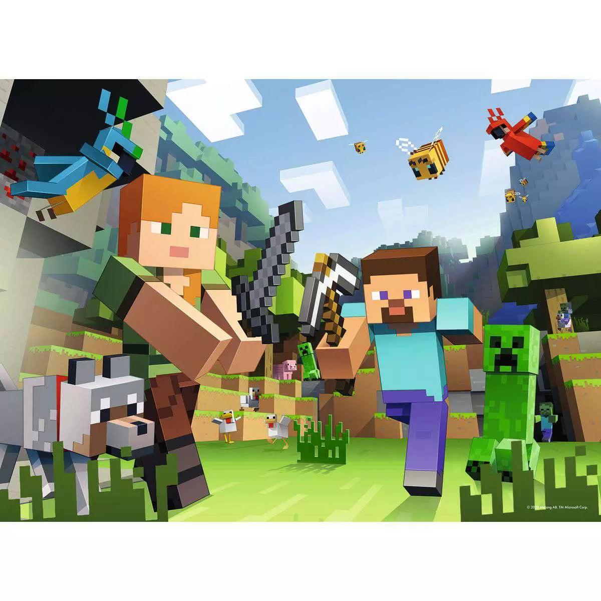 Minecraft 100 Piece Jigsaw Puzzle by Ravensburger