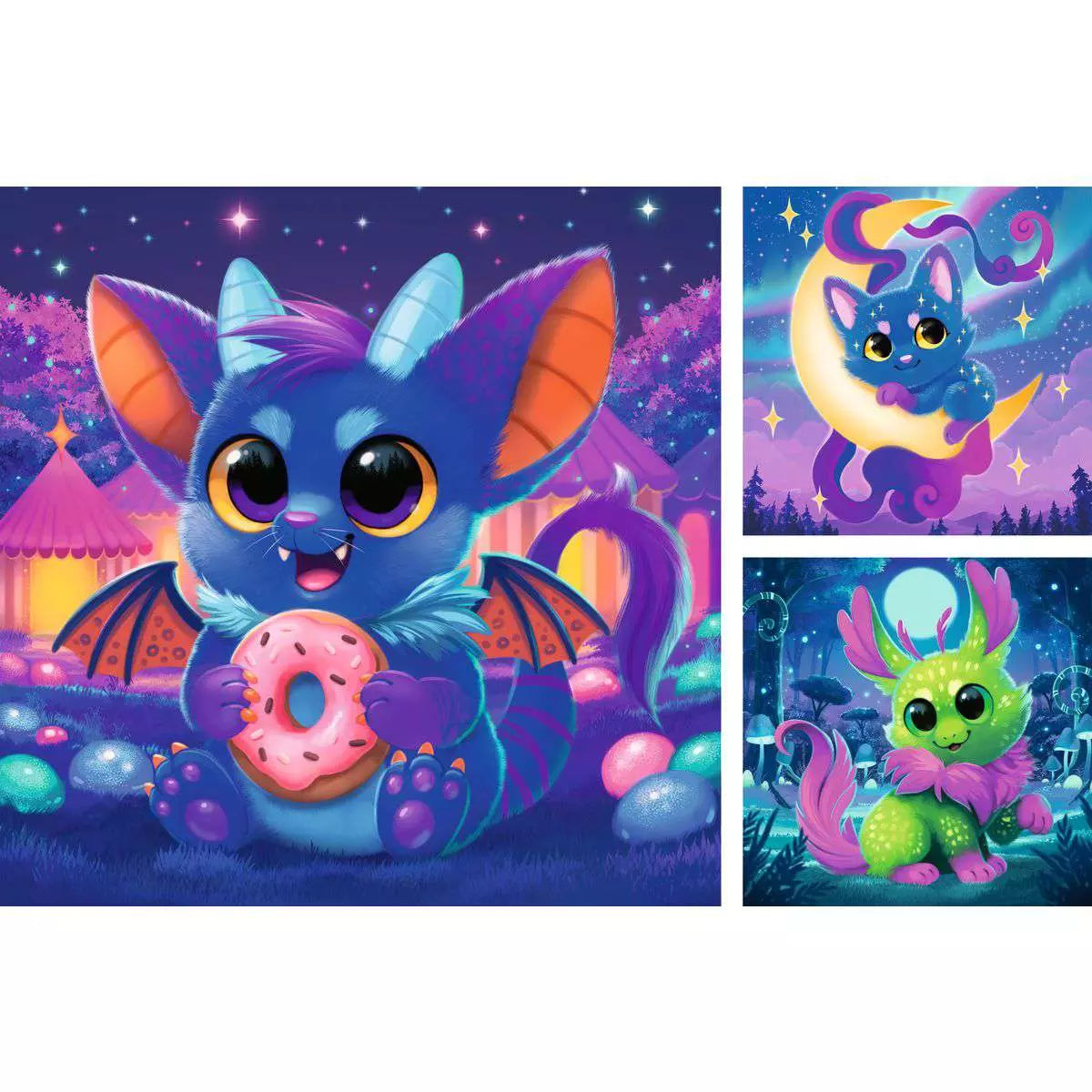 Little Demons 3x 49 Piece Jigsaw Puzzle by Ravensburger