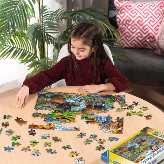 Wildlife Gathering XXL 150 Piece Jigsaw Puzzle by Ravensburger