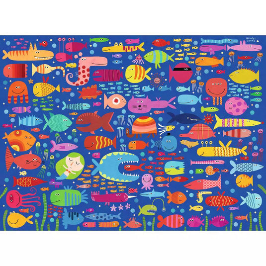 Funny Fish Friends XXL 200 Piece Jigsaw Puzzle by Ravensburger