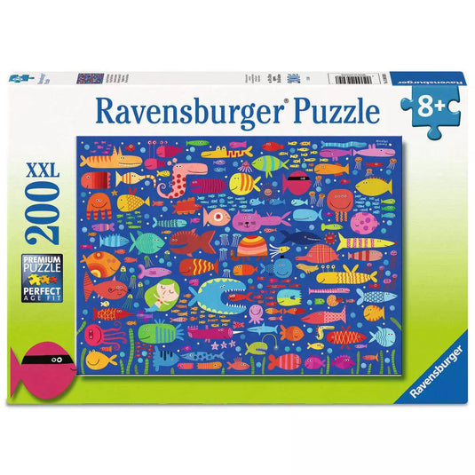 Funny Fish Friends XXL 200 Piece Jigsaw Puzzle by Ravensburger