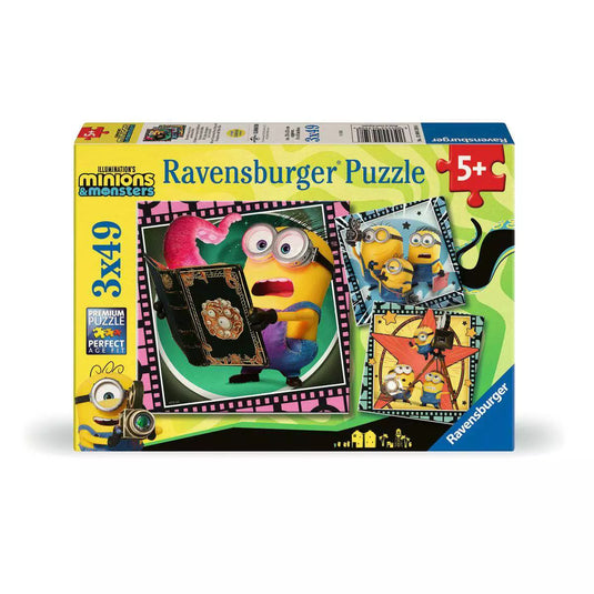 Minions 3 3x 49 Piece Jigsaw Puzzle by Ravensburger