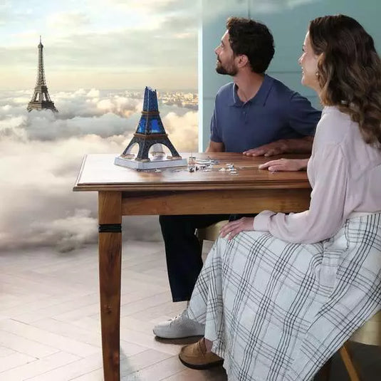 Iconics 3D Eiffel Tower Night Ed. 216 Piece 3D Jigsaw Puzzle by Ravensburger