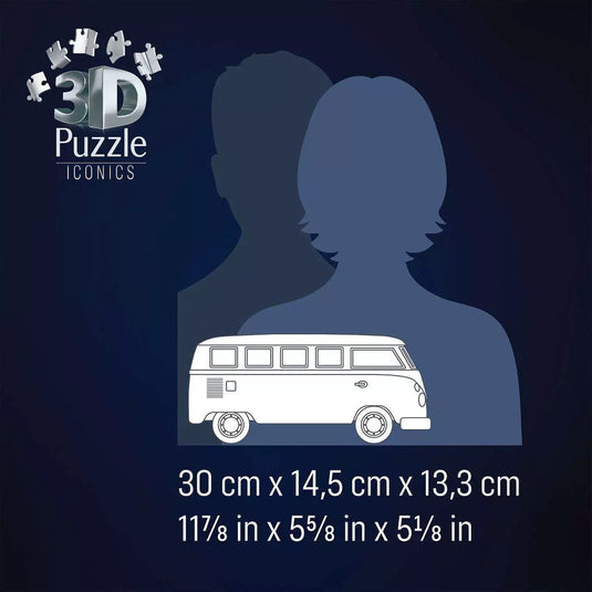 Iconics: Volkswagen T1 162 Piece 3D Puzzle by Ravensburger