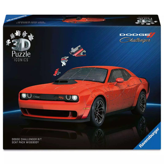 3D Iconics Dodge Challenger 108 Piece Jigsaw Puzzle by Ravensburger