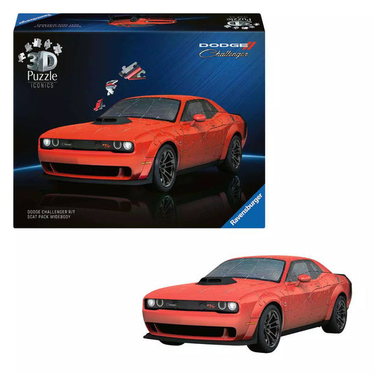 3D Iconics Dodge Challenger 108 Piece Jigsaw Puzzle by Ravensburger