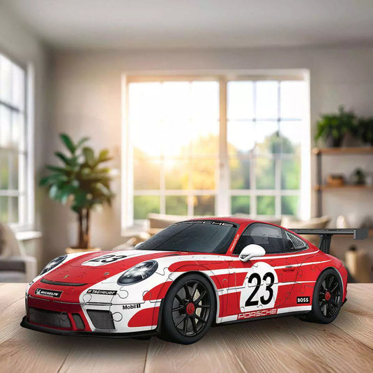 3D Iconics Porsche 911 GT3 Cup Salzb. 108 Piece Jigsaw Puzzle by Ravensburger