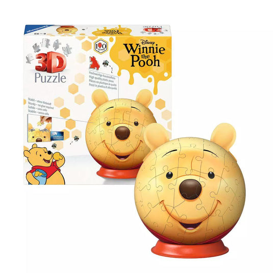 Winnie the Pooh 72 Piece Head w/Ears 3D Puzzle by Ravensburger