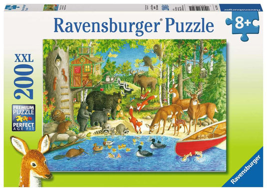 Woodland Friends 200 Piece Jigsaw Puzzle by Ravensburger - 1
